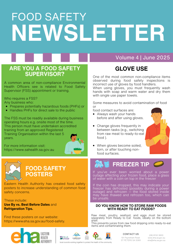 Volume 4 - Food Safety Newsletter - June 2025 Image